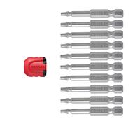 VESSEL EMGETX1550P10T Jeu d'embouts Neck Torsion TORX T15 50mm Ensemble de 10 pièces