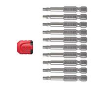 VESSEL EMGETX2050P10T Jeu d'embouts Neck Torsion TORX T20 50mm Ensemble de 10 pièces