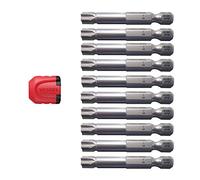 VESSEL EMGETX4050P10T Jeu d'embouts Neck Torsion TORX T40 50mm Ensemble de 10 pièces