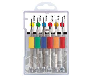 VESSEL Jeu de tournevis de précision TD-56Y Microstix/Torx/Torx Plus Penta/Ph