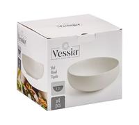 Vessia Bol en porcelaine blanc 18 x 7 x 18 cm, 1,2 L (Set de 16)