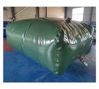 Vessie de réservoir d'eau pliable de 2000 gallons - Solution de stockage d'eau en PVC for le camping, le jardinage et une utilisation d'urgence(1.25x0.8x0.5m/500L/132Gallon)
