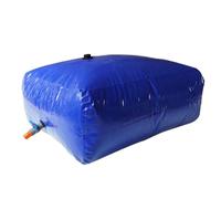 Vessie de stockage d'eau pliable, récipient liquide portable en PVC pour l'irrigation extérieure, l'agriculture, la maison et l'approvisionnement en eau de chantier de construction