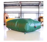 Vessie d'eau portable en PVC de 2000 gallons - Réservoir de stockage d'eau pliable for le camping, l'urgence et l'irrigation(1x1x0.5m/500L/132Gallon)
