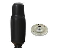Vessie en caoutchouc bride de rechange pour vase d'expansion chauffage sanitaire pompe à eau cuve sous pression bride surpresseur vessie rechange réservoir kit (Membrane 150L et bride galvanisée 32mm)