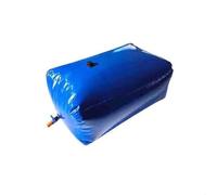 Vessie Pliable de Stockage d'eau en PVC | Vannes entrée/sortie, -50°C à 60°C, for ferme, jardin, réserve incendie.(3786L/1000Gal/2.5x1.5x1.01m)