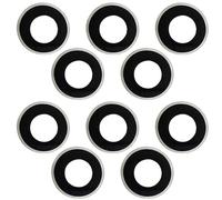 Vestamore Lot de 10 capsules pour pièces de monnaie, 3 cm, 3,1 cm, demi-dollar avec anneau noir, étui rond en plastique, diamètre extérieur 5,2 cm