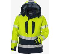Veste à capuche réfléchissante haute visiblite Fristads Flame Gore-Tex Pyrad® 4095 GXE Jaune 3XL