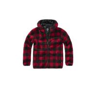 Veste Brandit Teddyfleece Worker Rouge/NoirXXL Rouge,Noir