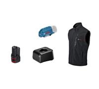 Veste chauffante Bosch Professional GHV 12+18V XA taille XL, avec batterie 12V - 06188000G7