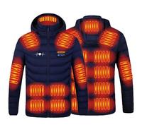 Veste Chauffante Homme Et Femme Chauffant Usb VêTements Hiver LéGer Manteau Avec 21 Zones De Chauffage, 3 TempéRatures Doudoune ImperméAble Lavable Gilet Pour Motocyclettes Camping RandonnéE PéDestre