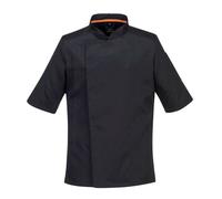 Veste cuisine manches courtes maille respirable Portwest Noir 3XL