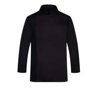 Veste Cuisine Unisexe Manches Longues Coton Couleur Unie Coupe Confortable pour Restaurant Cuisine Service Bureau Casual Plage Vacances Activité Extérieure Silhouette Nette Chemise De Loisirs