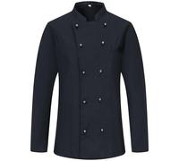 Veste de chef pour homme - Modèle KZ-8501 - Veste de cuisinier professionnelle - Pour cuisine professionnelle