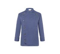 Karlowsky JM 24 | Veste de cuisine Jeans 1892 Tennessee - Lavable à 95°C - Couleur : Vintage Blue (ca. Pantone 2108C) - Taille : 50