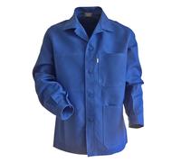 VESTE DE PEINTRE ROULEAU COTON SERGÉ BLANC T42 - LMA LEBEURRE - 200244