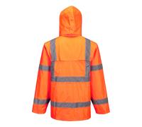 Portwest Veste de pluie H440 Hi-Vis imperméable légère pour hommes Orange 4XL