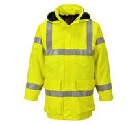 Portwest S774 Veste de pluie hi-vis multi lite Bizflame Jaune - Taille L