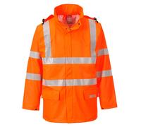 Portwest FR41 Veste de pluie HiVis FR Sealtex Orange - Taille S