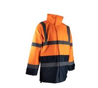 Veste de pluie HV impermeable CHROMA ORANGE MARINE - LMA LEBEURRE - 2297 M