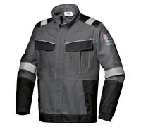 Veste de protection Sir Safety Polytech Plus 2/2, ignifuge, classe 2 pour arcs électriques, bande réfléchissante, taille M, ANTHRACITE/NOIR