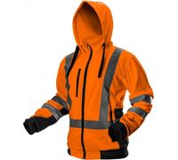 Veste de sécurité avec bandes réfléchissantes 100% polyester orange M/50