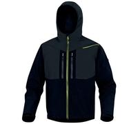 Veste de travail à capuche déperlante Softshell HORTEN 2 noir et jaune - S DELTA PLUS