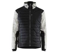 Blakläder Veste de travail à capuche hybride TS 593021179099 Gris granulé/Noir Taille S