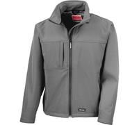 Veste de travail classique Softshell Result Gris Clair XL