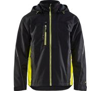 Veste de travail hardshell noir/jaune fluo TM - BLÅKLÄDER - 479019779933M