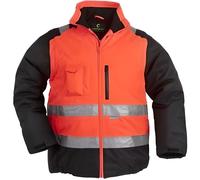 Coverguard Workwear Blouson haute visibilité Hi-way Xtra 2 en 1 manches amovibles Orange XL