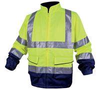 Veste de travail haute visibilité DeltaPlus, taille XXL.