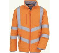 Veste de travail haute visibilité déperlante hiver Yoko Kensington Orange 3XL