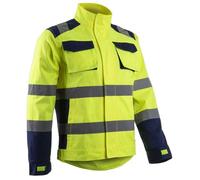 Veste de travail haute visibilité HV stretch multipoches Coverguard HIBANA - Jaune Fluo XXXL