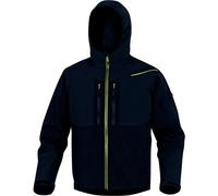 Veste de travail légère à capuche Softshell HORTEN 2 Light noir et jaune - L DELTA PLUS