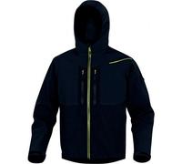 Veste de travail légère à capuche Softshell HORTEN 2 Light noir et jaune - S DELTA PLUS