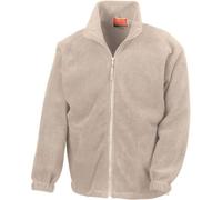 Veste de travail polaire zippée Result Beige L