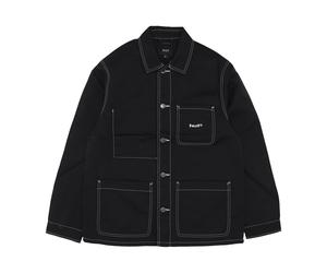 Veste de travail pour hommes Veste de corvee en nylon contraste Noir BLACK L
