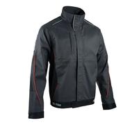 Facom Veste de travail Flexi FXWW2000E – stretch, renforts coudes – Noir/Gris/Rouge XL