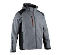 Veste Softshell TRIAL gris et noir à capuche amovible FACOM - FXWW2020E XXXL