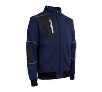 Veste de travail thermique bleue marine MIKAN - avec col montant - taille L Coverguard