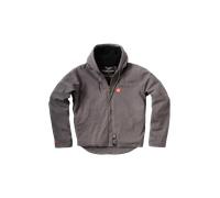 Veste De Travail West Coast Choppers Renforcée En Toile Doublée Sherpa Gris CharbonM Gris Charbon