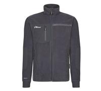 Veste De Travail Zippée Micropolaire Pour Homme - Upfu225 - Gris Asphalte