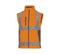 VESTE DELTA PLUS 'SOFTSHELL' POLYESTER / ELASTHANNE 3 COUCHES LAMINÉES ORANGE MOONLIGHT2 - MOON2OG0 48/50 (M)
