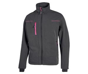 Veste en tissu U-Power Pluton Lady, couleur : gris fuchsia, taille : XS