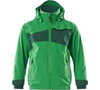 Veste Hard Shell pour enfants vert gazon/vert, taille 104 MASCOT 18901-249-33303