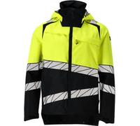 Veste hardshell Mascot 25001-231, taille L, noir/jaune haute visibilité