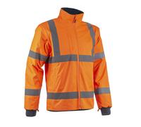 Veste haute visibilité 2 en 1 double polaire KAZAN GRS orange TL COVERGUARD 5KAJ17R00L