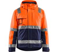 Veste haute visibilité et d'hiver Blakläder 48701987, orange vif/bleu marine uni, taille S