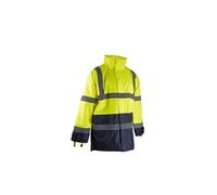 Veste haute visibilité imperméable - - 2199-Jaune fluo / Marine-4XL